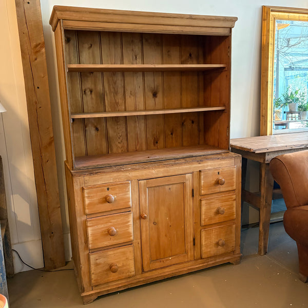 Antique Pine Hutch