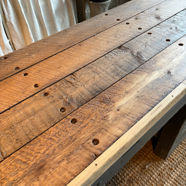 Vintage Multi-Drawer Work Table