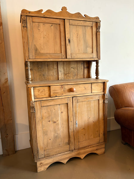 Antique Pine Hutch