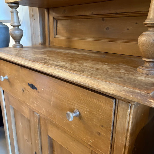 Antique Pine Hutch