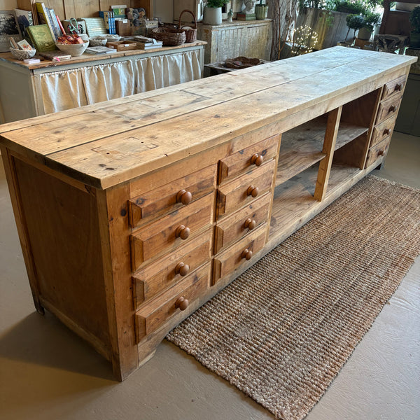 Vintage Pine Workstation