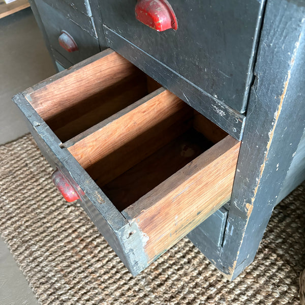 Vintage Multi-Drawer Work Table