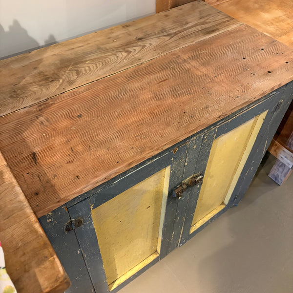 Vintage Cabinet with Original Paint