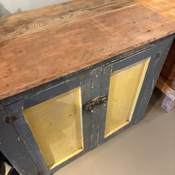 Vintage Cabinet with Original Paint
