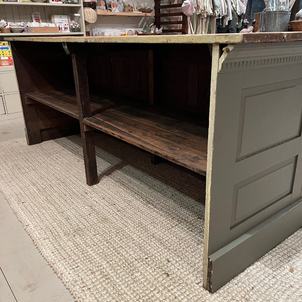 Vintage Painted Store Counter
