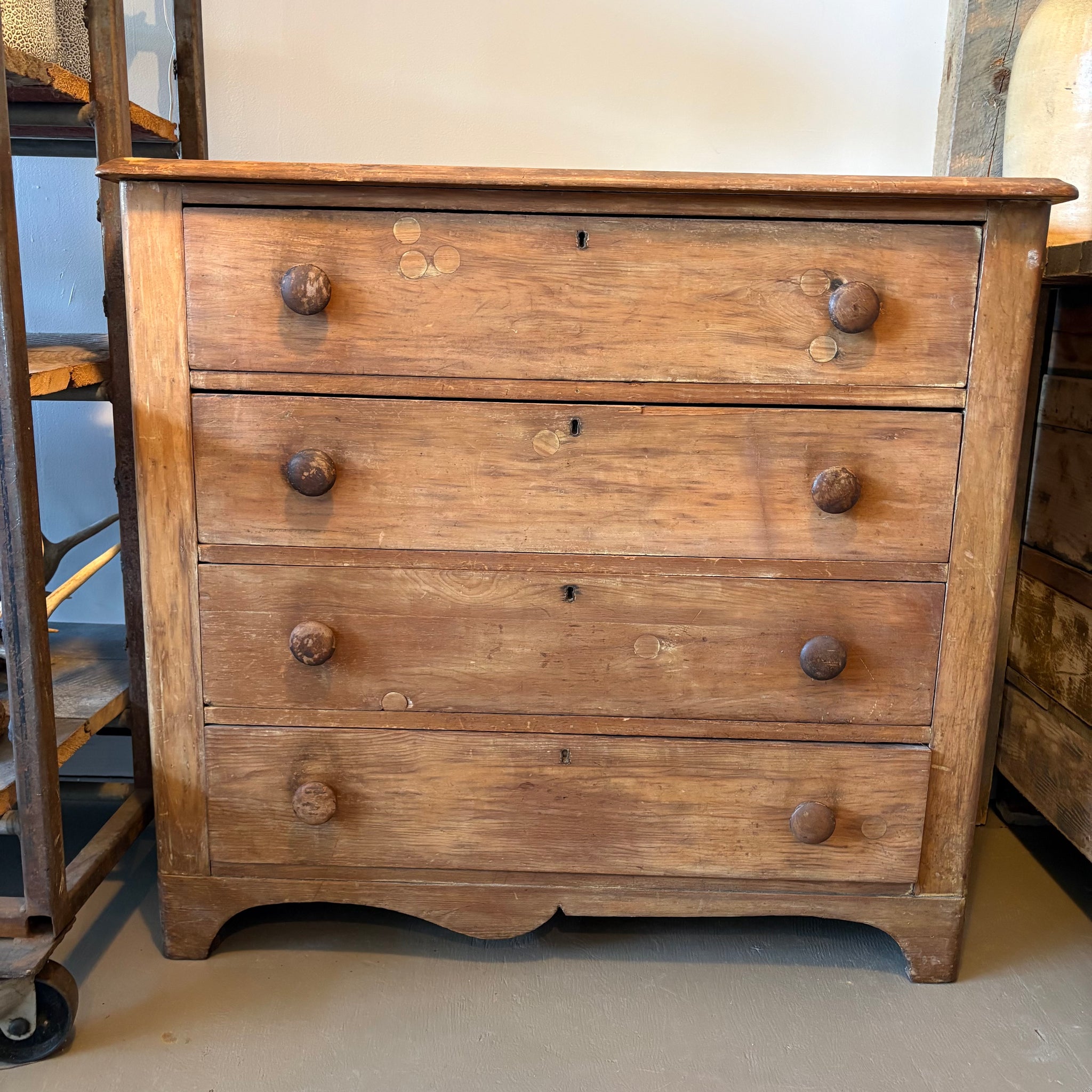 antique wood dresser Pine – Vintage Retriever Each knob is inset hidden:Miehet Style:SP26124 Mara Hoffman cloud dress