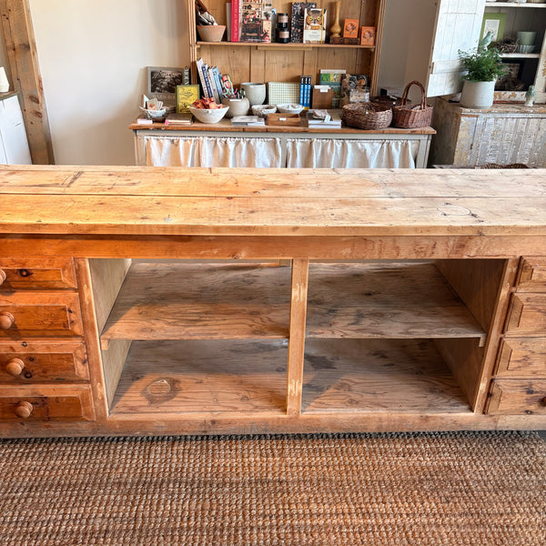 Vintage Pine Workstation