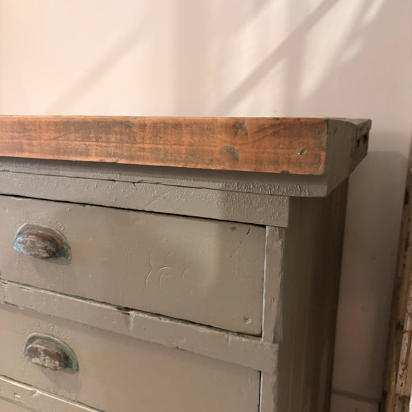 Vintage Painted Workbench
