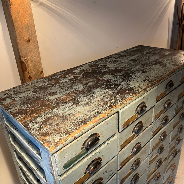 Vintage 40-Drawer Cabinet