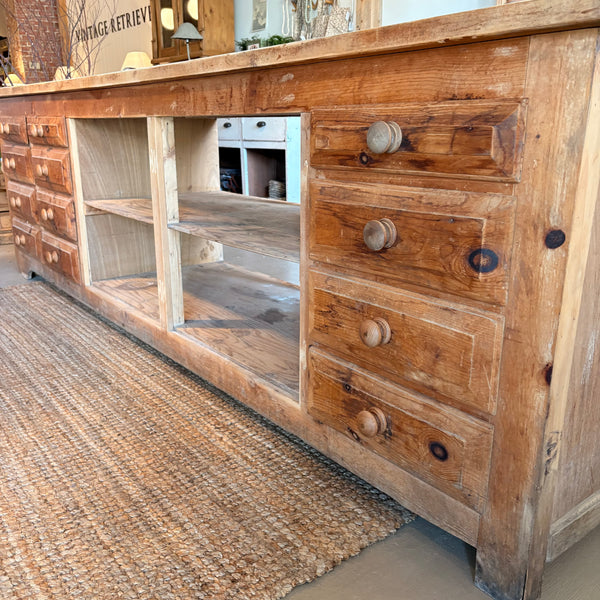 Vintage Pine Workstation