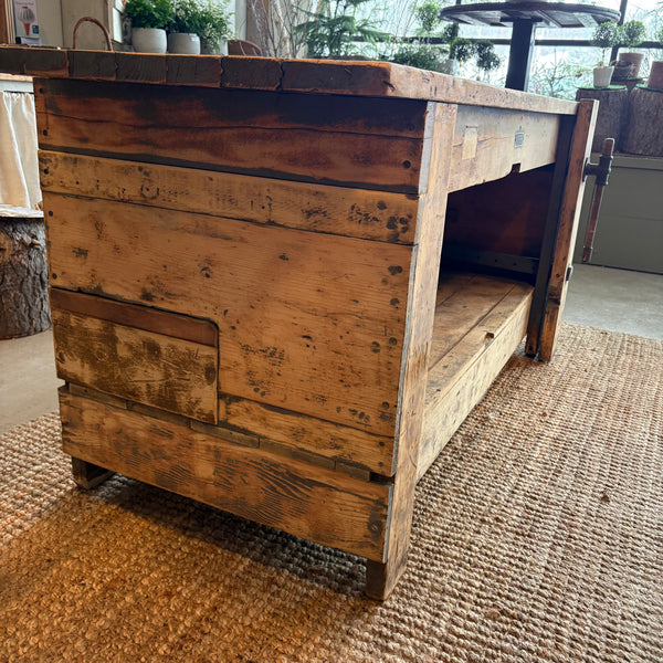 Vintage Workbench with Vise