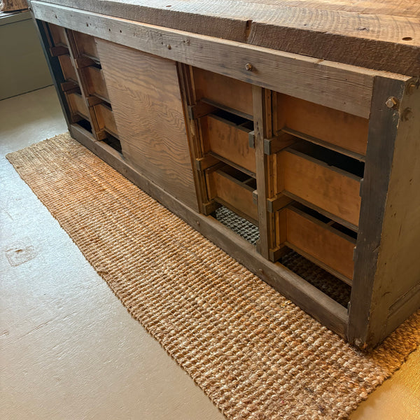 Vintage Multi-Drawer Work Table
