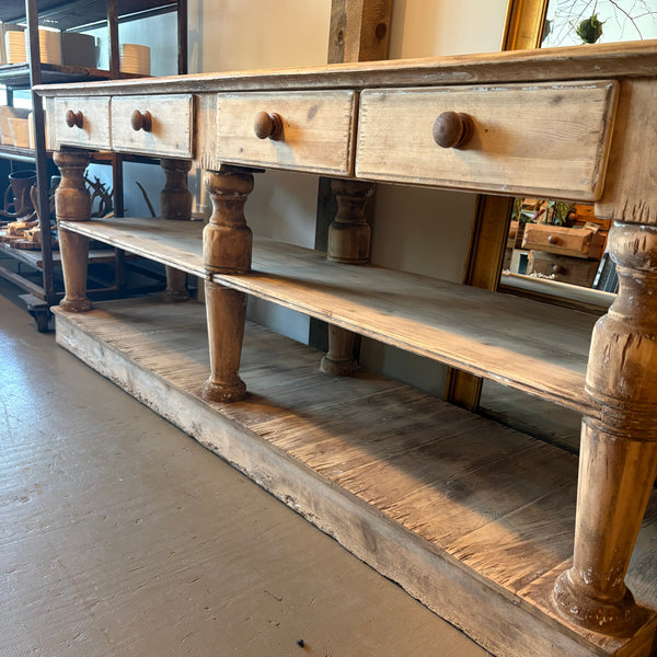 Vintage Pine Console/Island