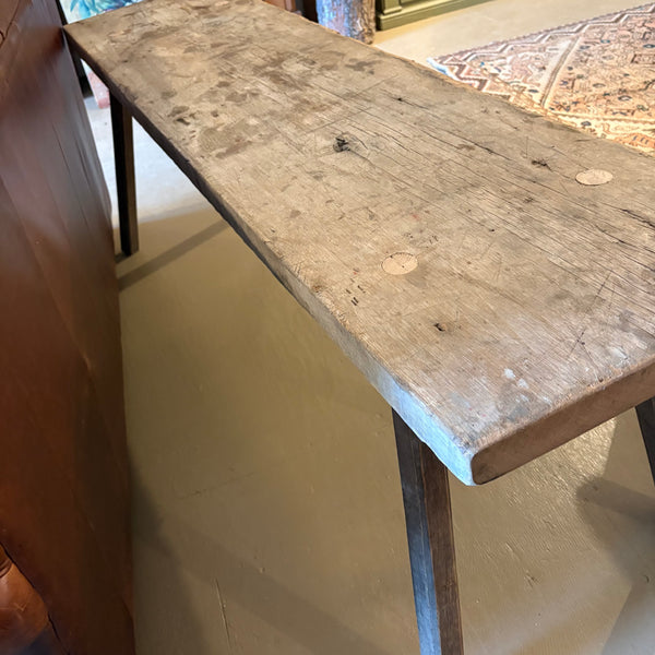 Antique Butchers Bench