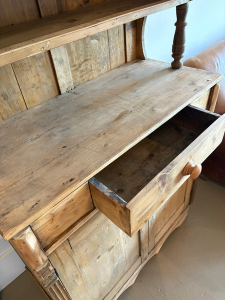 Antique Pine Hutch