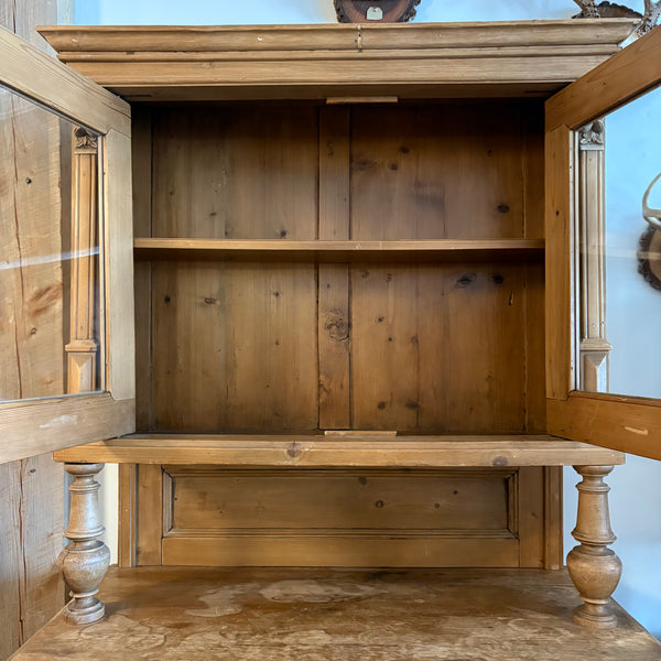 Antique Pine Hutch
