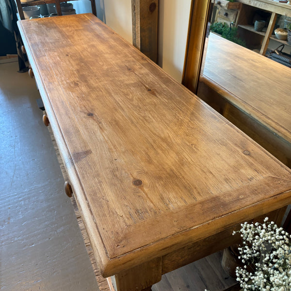 Vintage Pine Console/Island