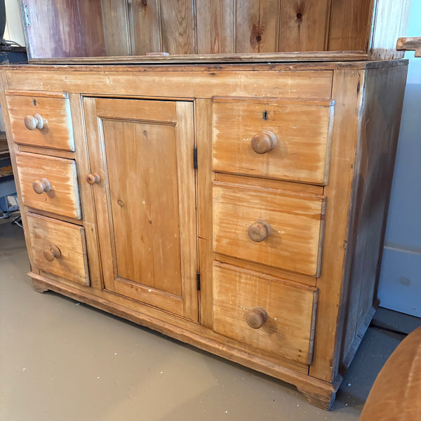 Antique Pine Hutch
