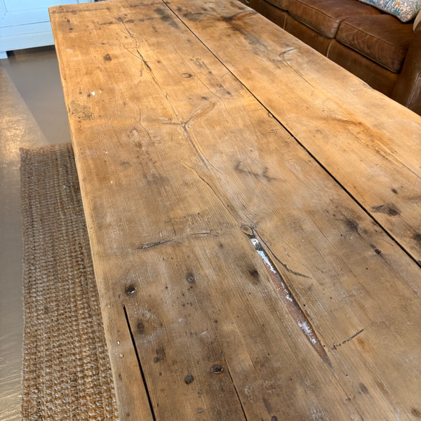Vintage Table with Green Base