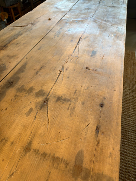 Vintage Table with Green Base
