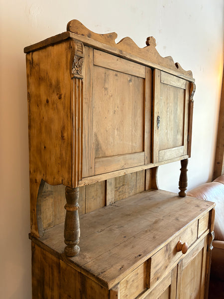 Antique Pine Hutch