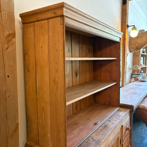 Antique Pine Hutch