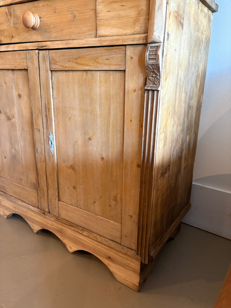 Antique Pine Hutch