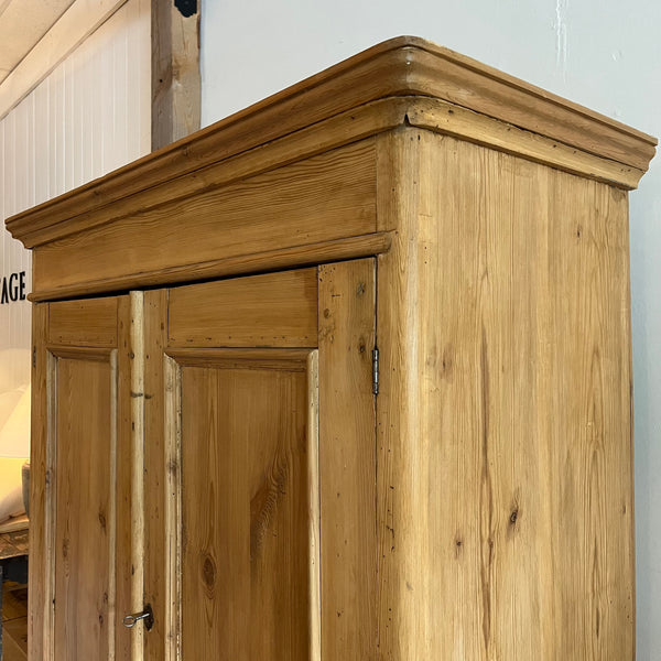 Vintage Pine Cabinet with 2 Drawers