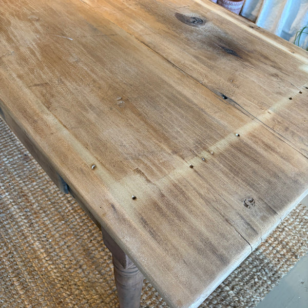 Antique 2-Drawer Pine Table