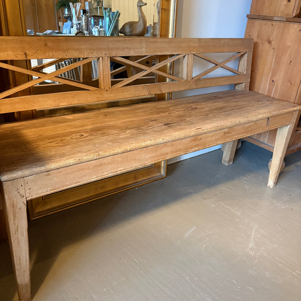 Vintage Pine Bench