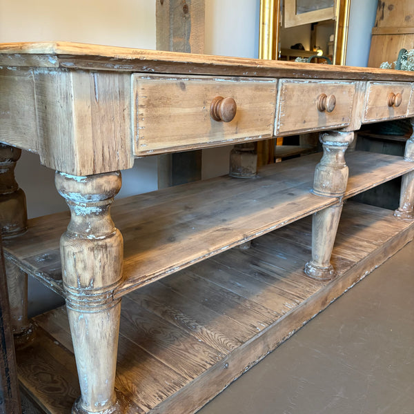 Vintage Pine Console/Island