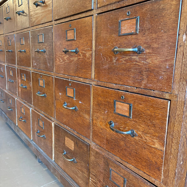 Antique Oak File Cabinet