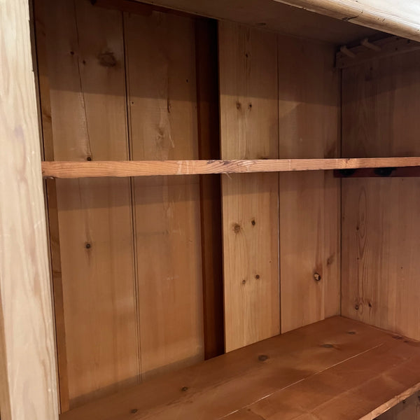 Vintage Pine Cabinet with 2 Drawers