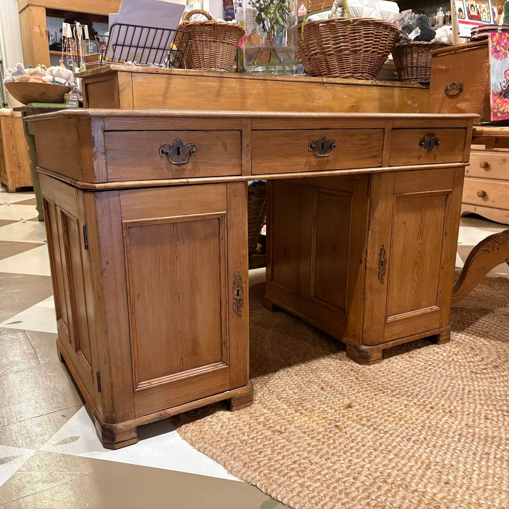 Vintage Pine Desk