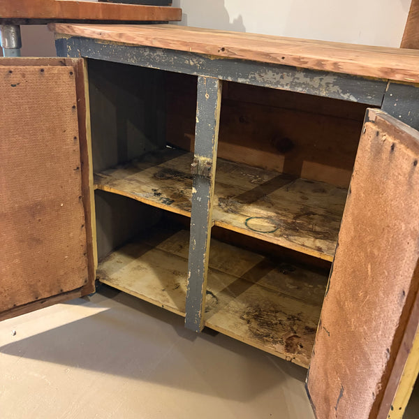 Vintage Cabinet with Original Paint