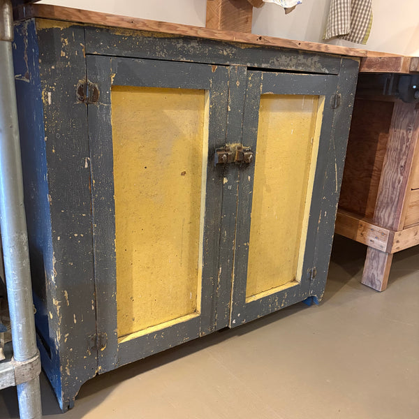 Vintage Cabinet with Original Paint