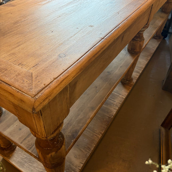 Vintage Pine Console/Island