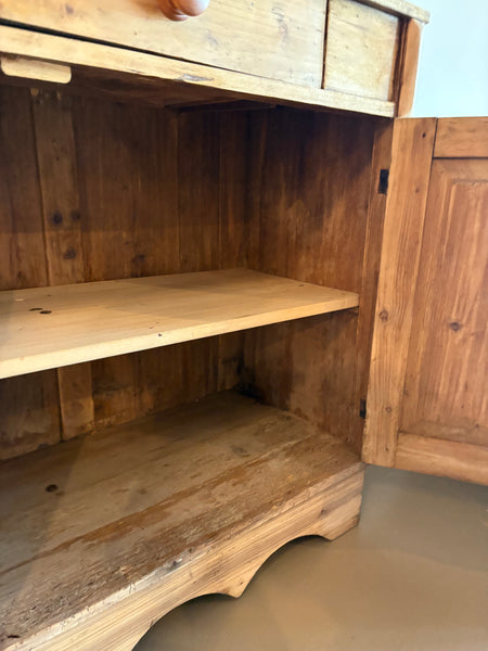 Antique Pine Hutch