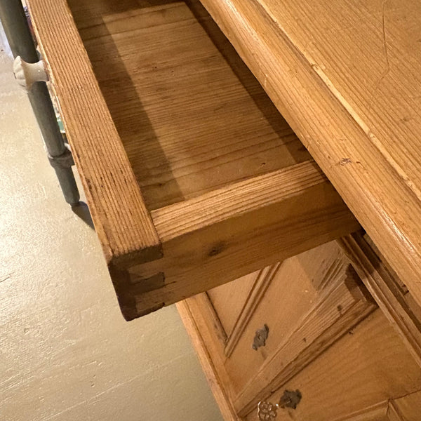 Antique Pine 2-Drawer Cabinet