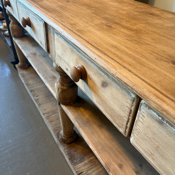 Vintage Pine Console/Island