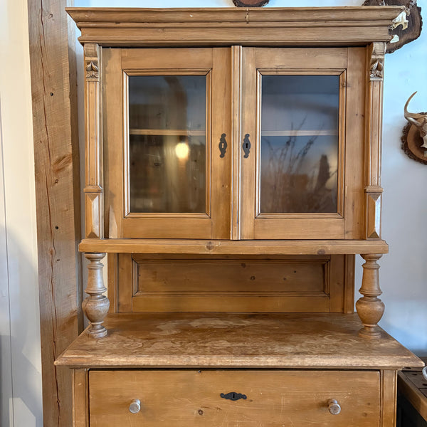 Antique Pine Hutch