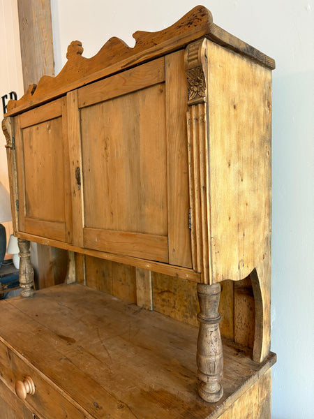 Antique Pine Hutch
