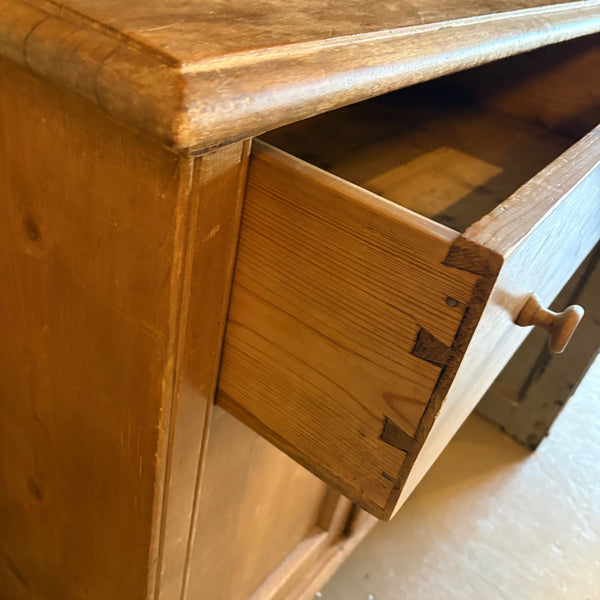 Antique Pine Hutch