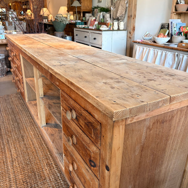 Vintage Pine Workstation