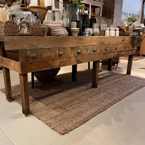 Vintage 4-Drawer Workbench