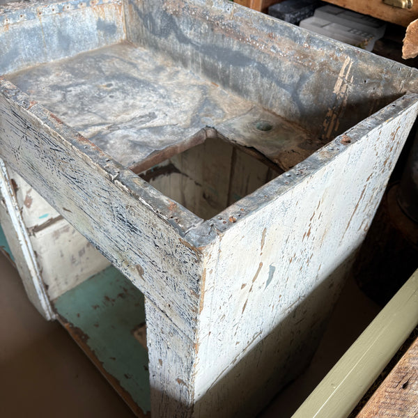 Vintage Dry Sink with Original Paint