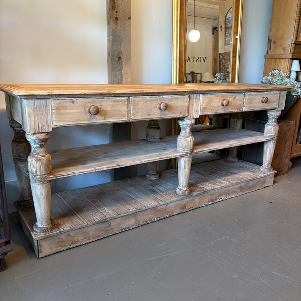 Vintage Pine Console/Island