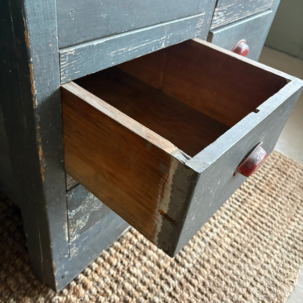 Vintage Multi-Drawer Work Table