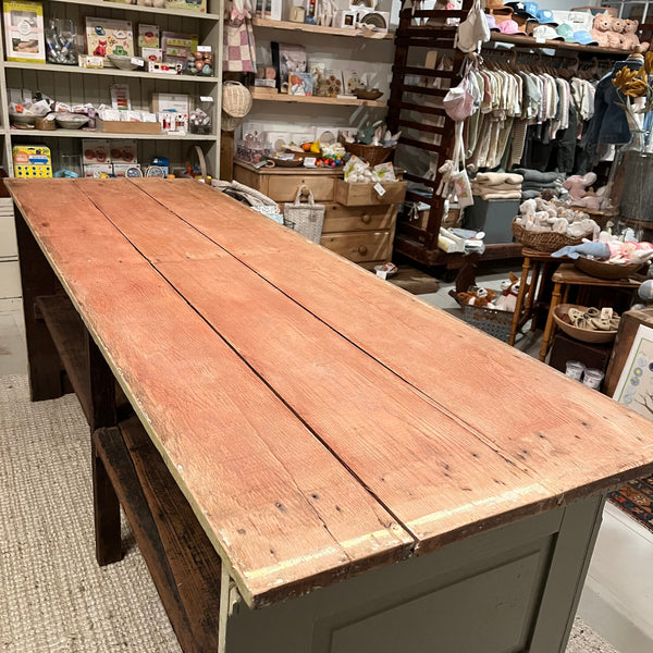 Vintage Painted Store Counter