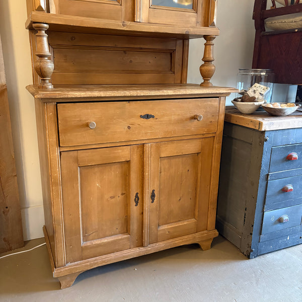 Antique Pine Hutch